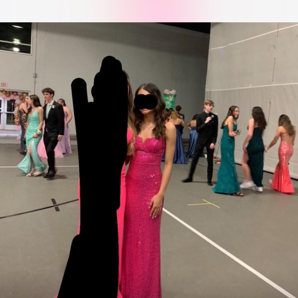 Stunning Pink Sequin Gown - Picture 4 of 4